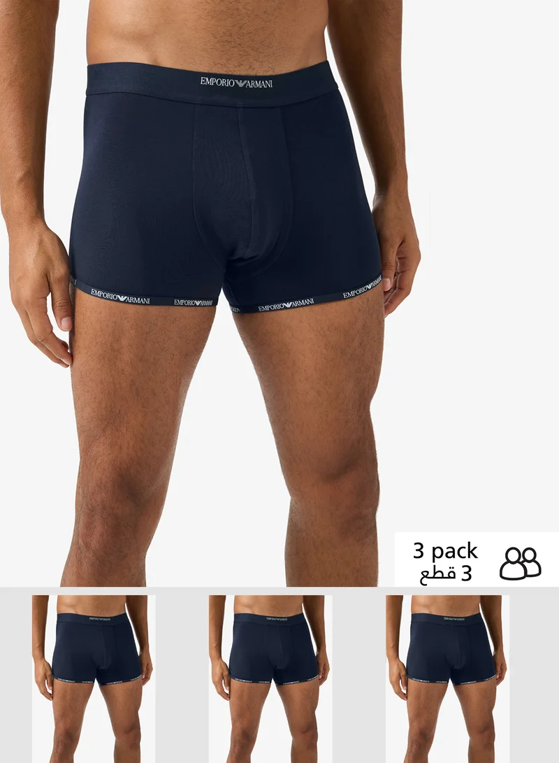 EMPORIO ARMANI  2 Pack Of Logo Boxers for Men | Best Price UAE